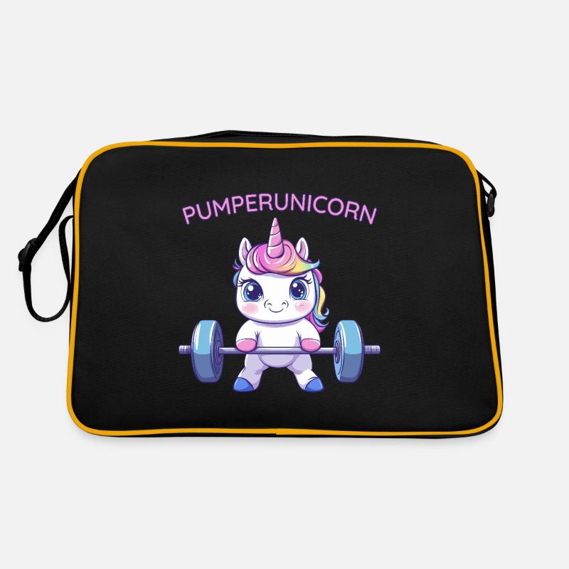 Pumper Einhorn Retro Tasche
