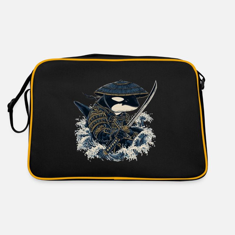 Orca Samurai Design – Épaulard guerrier Sac Retro