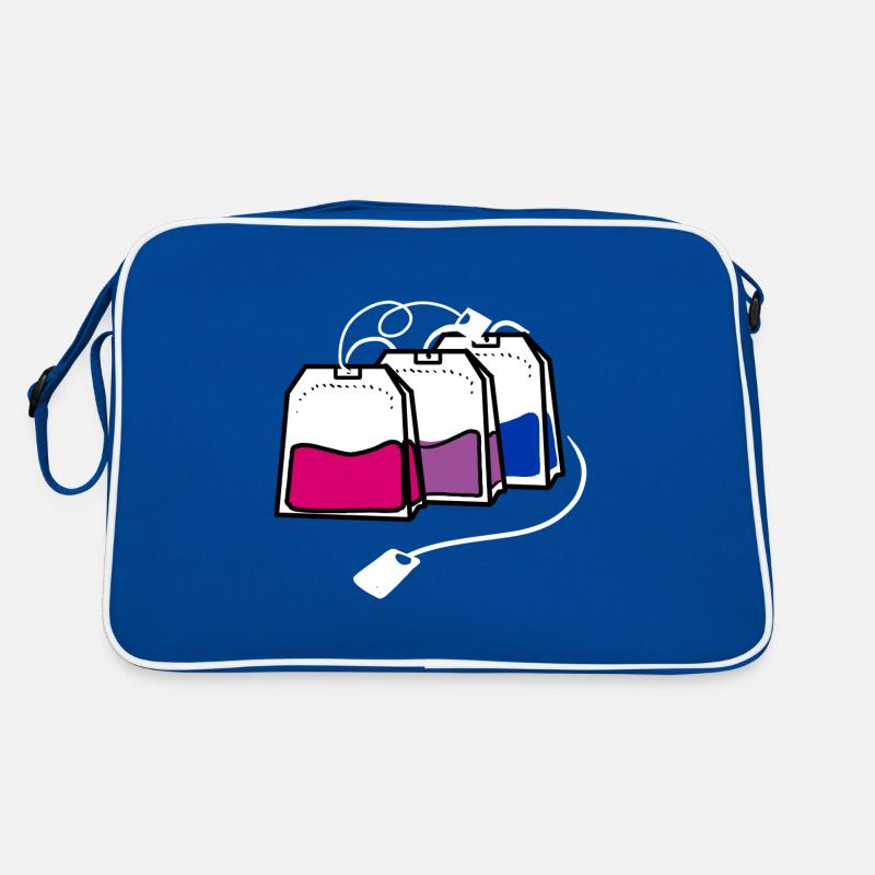 Bisexual Pride Teebeutel Retro Tasche