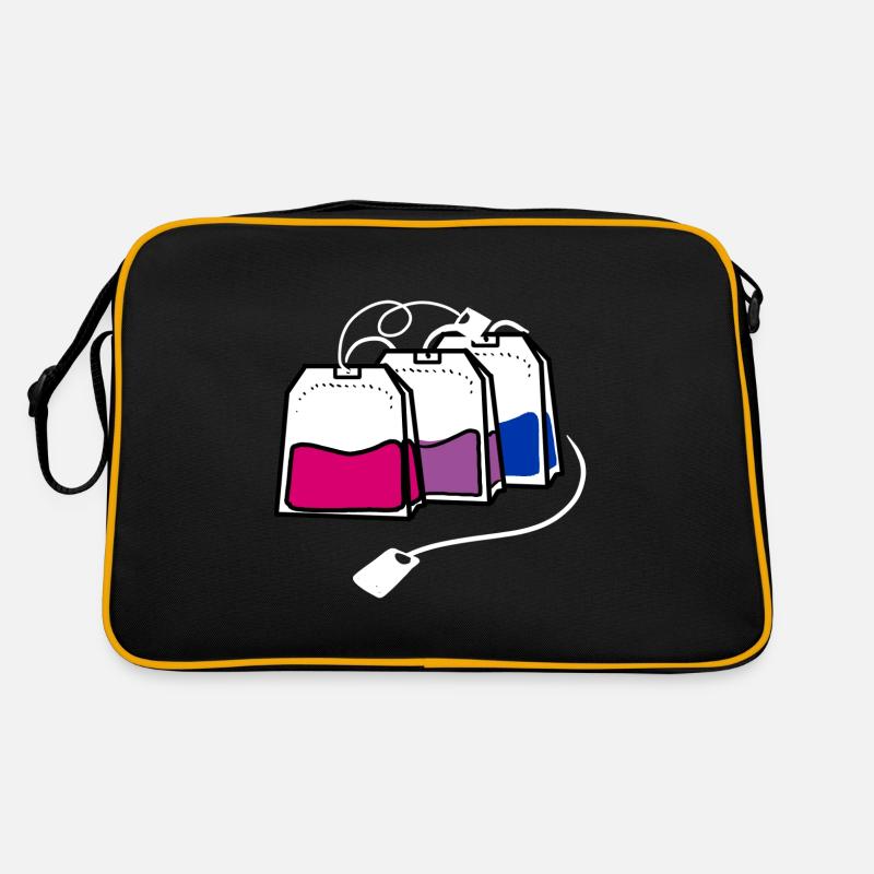 Bisexual Pride Teebeutel Retro Tasche