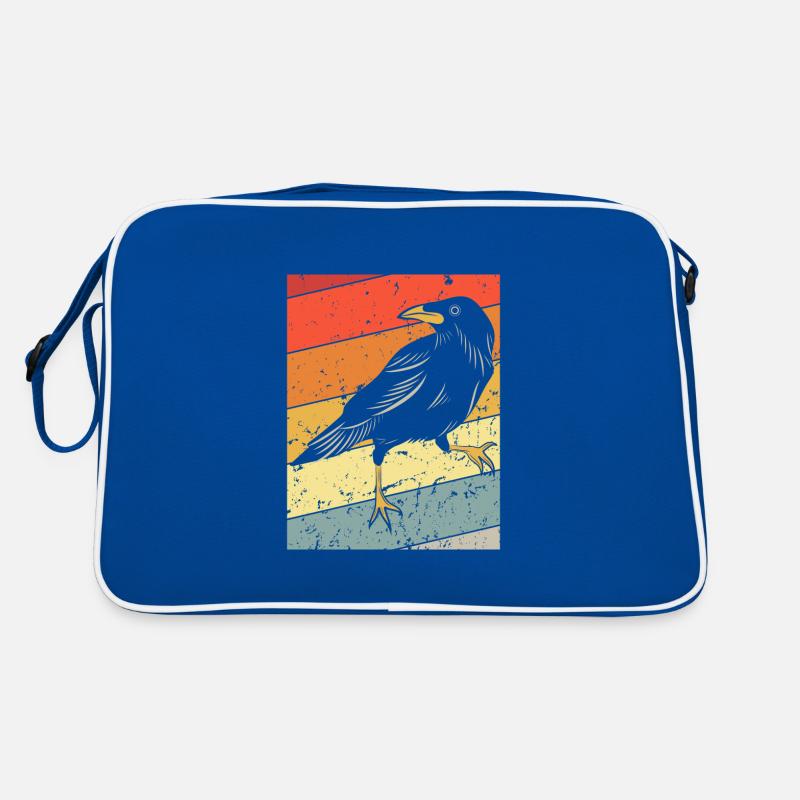 Crow raven retro vintage distressed Retro Bag