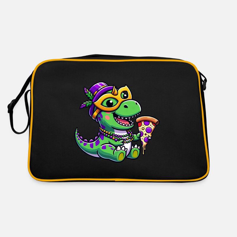 Mardi Gras T-Rex, Dinosaure Carnaval, Coloré Sac Retro