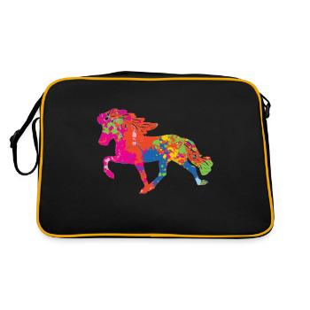 Tölter 2 touches de couleur - Sac Retro - noir/or - Dos