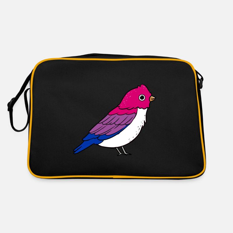 Bisexual Bird Bisexual Pride Retro Bag