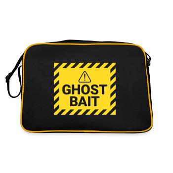 Appât fantôme d’enquêteur paranormal - Sac Retro - noir/or - Dos