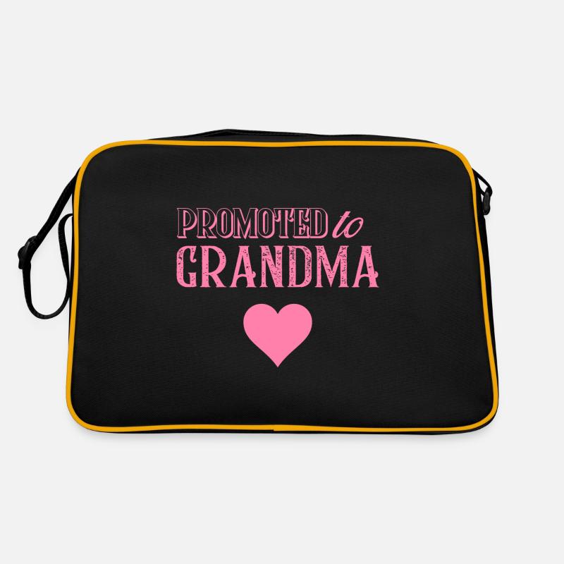 Zur Oma befördert Omi Großmama Großmutter Retro Tasche