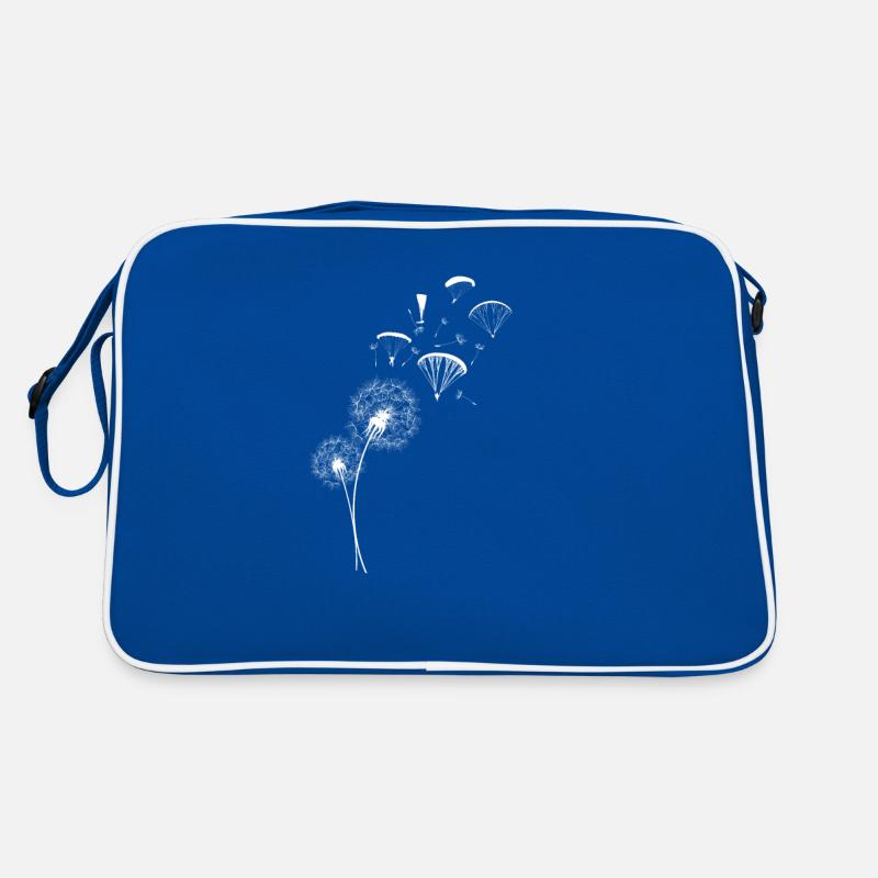 Paragliding paraglider dandelion gift pilot Retro Bag