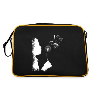 Pilote cadeau parapente parapente pissenlit - Sac Retro - noir/or - Dos
