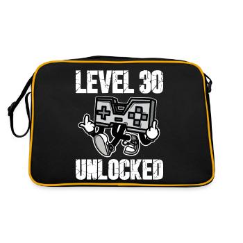 30 Anniversaire Niveau 30 Anniversaire débloqué 30 ans - Sac Retro - noir/or - Dos