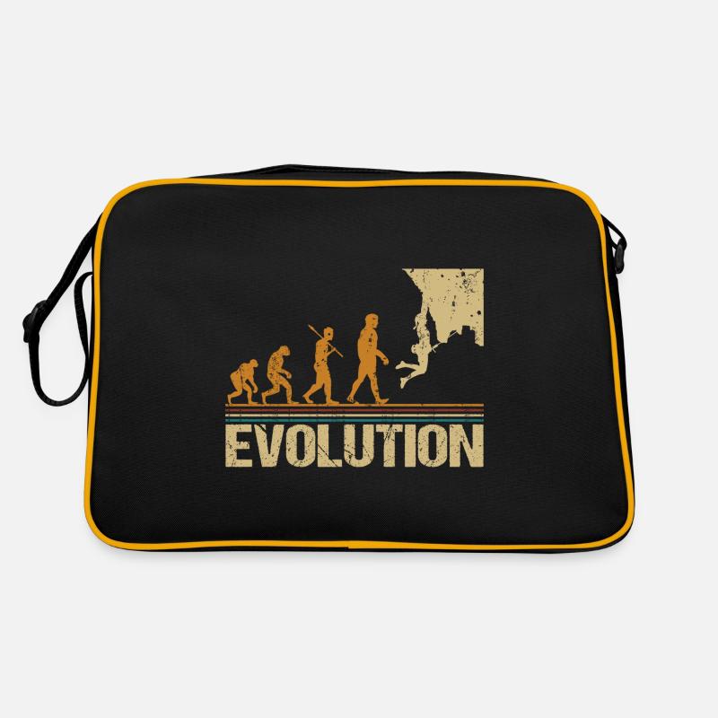 Evolution Escalade Drôle drôle pour les grimpeurs Sac Retro