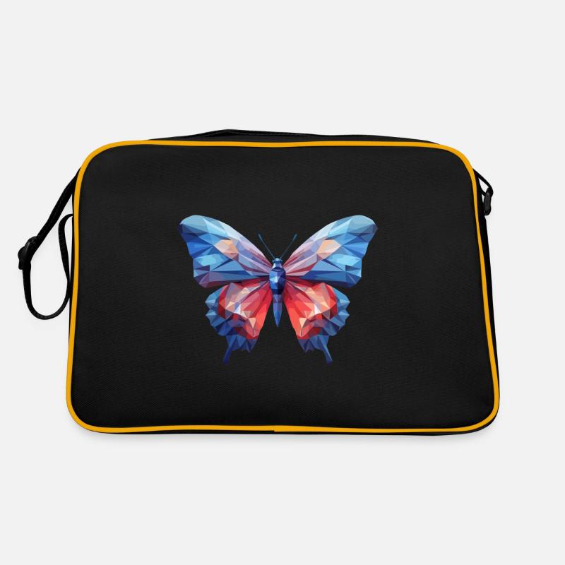 Morpho Papillon Bleu Sac Retro
