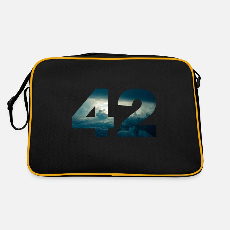 42 clouds answer to all ask douglas universe Retro Bag
