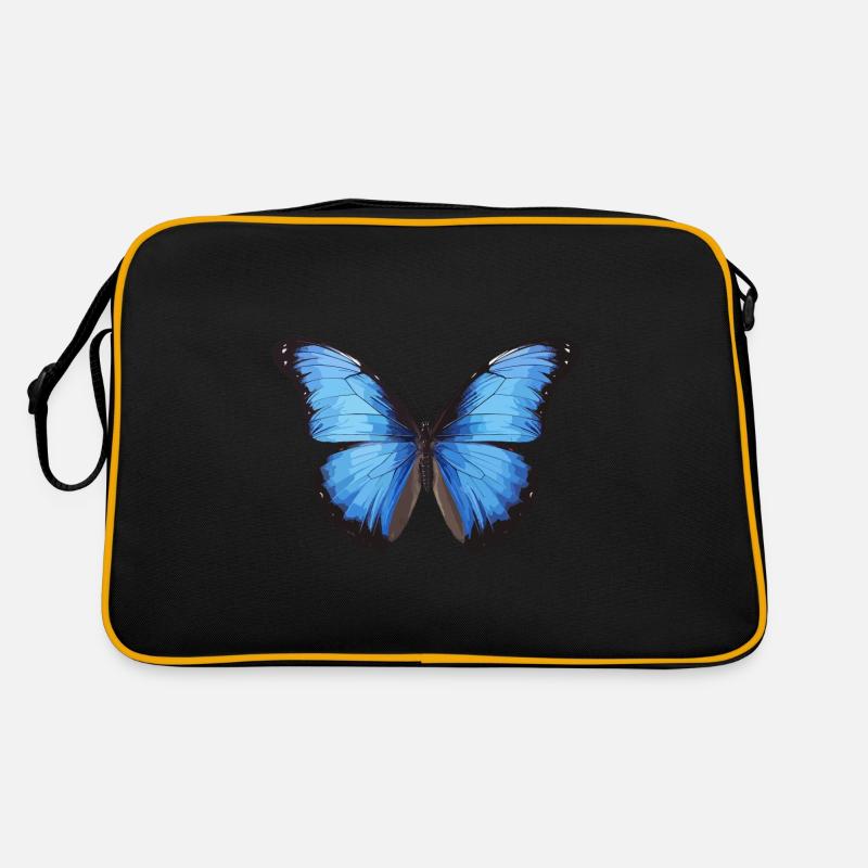 Blue Morpho Butterfly Retro Bag