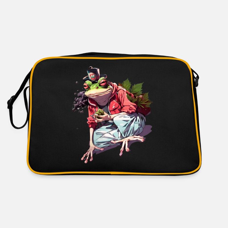 Frogs 'n' Hops: Ribbiting Brew Tee Retro Bag