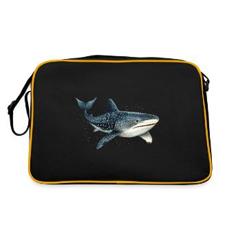 Requin-baleine - Sac Retro - noir/or - Dos