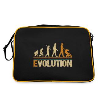 Papa père avec poussette évolution - Sac Retro - noir/or - Dos