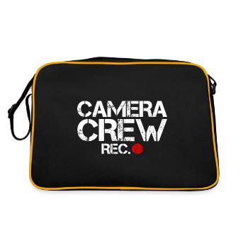 Camera Production Crew Rec - Sac Retro - noir/or - Dos