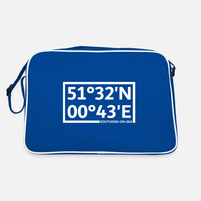 Southend-on-Sea coordinates Retro Bag