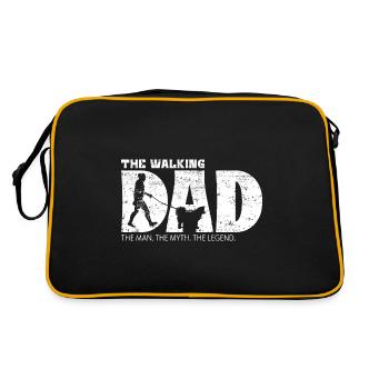 Islandhund The Walking Dad - Sac Retro - noir/or - Dos