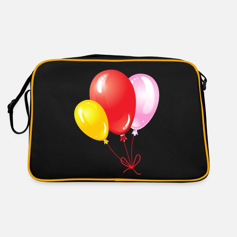 Luftballons Retro Tasche