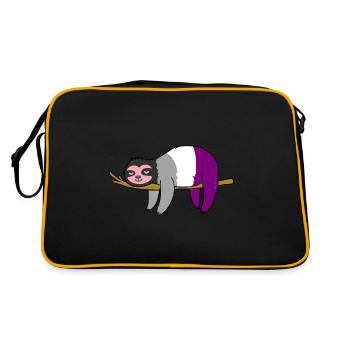 Paresseux Ace Pride - Sac Retro - noir/or - Dos