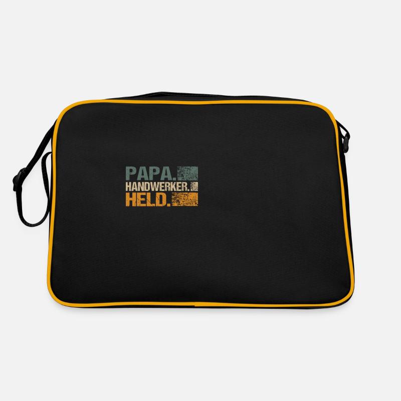 Heimwerker Helden Papa Ehemann Retro Tasche