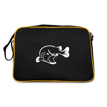 Pêche au brochet - Sac Retro - noir/or - Dos