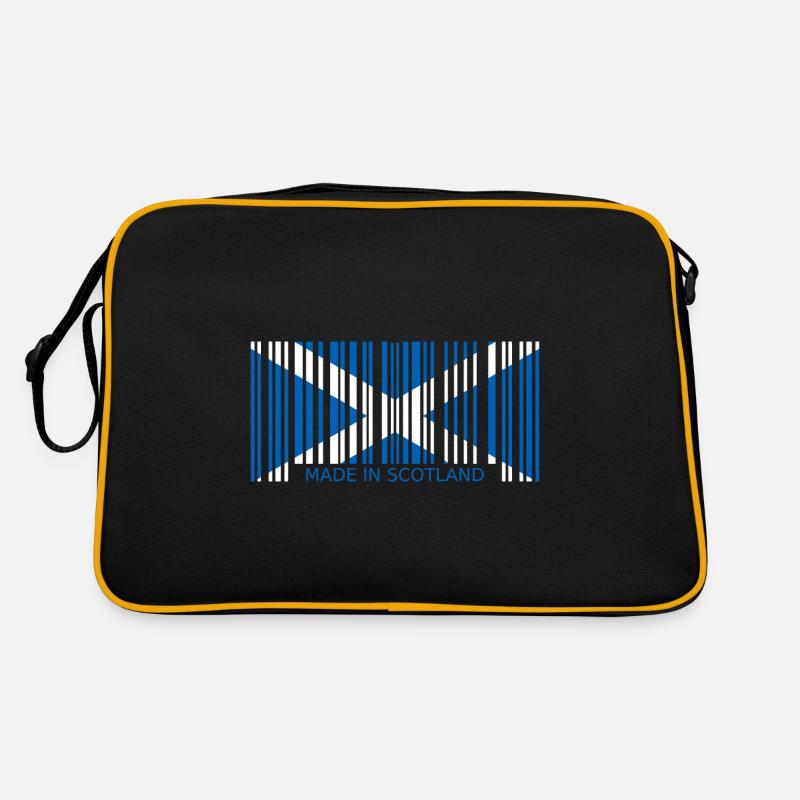 Ecosse Code à barres made in Drapeau Blason Sac Retro