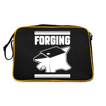 Blacksmith - Retro Bag - black/gold - Back