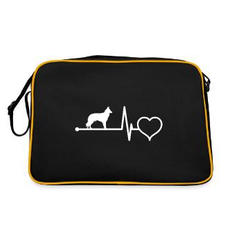 Groenendael Battement de Coeur - Sac Retro - noir/or - Dos