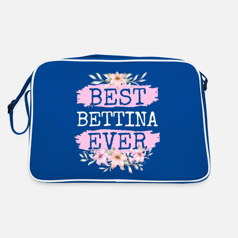 Bettina Geschenk Name Geburtstag Retro Tasche