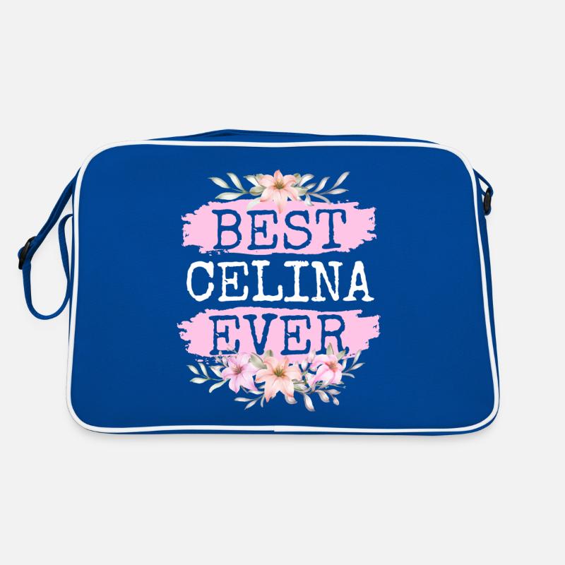 Celina Geschenk Name Geburtstag Retro Tasche