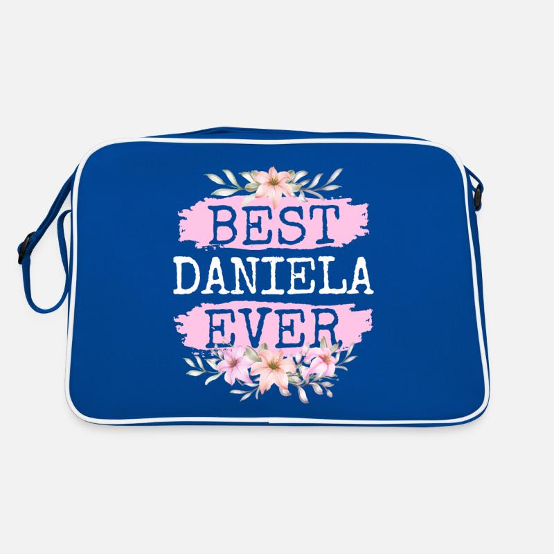 Daniela Geschenk Name Geburtstag Retro Tasche