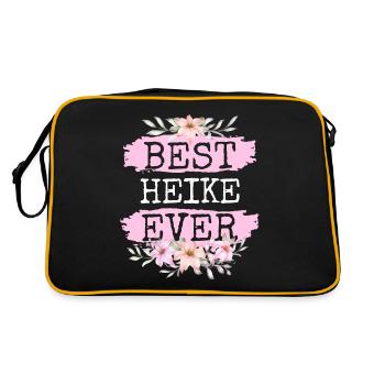 Heike Nom du cadeau Anniversaire - Sac Retro - noir/or - Dos