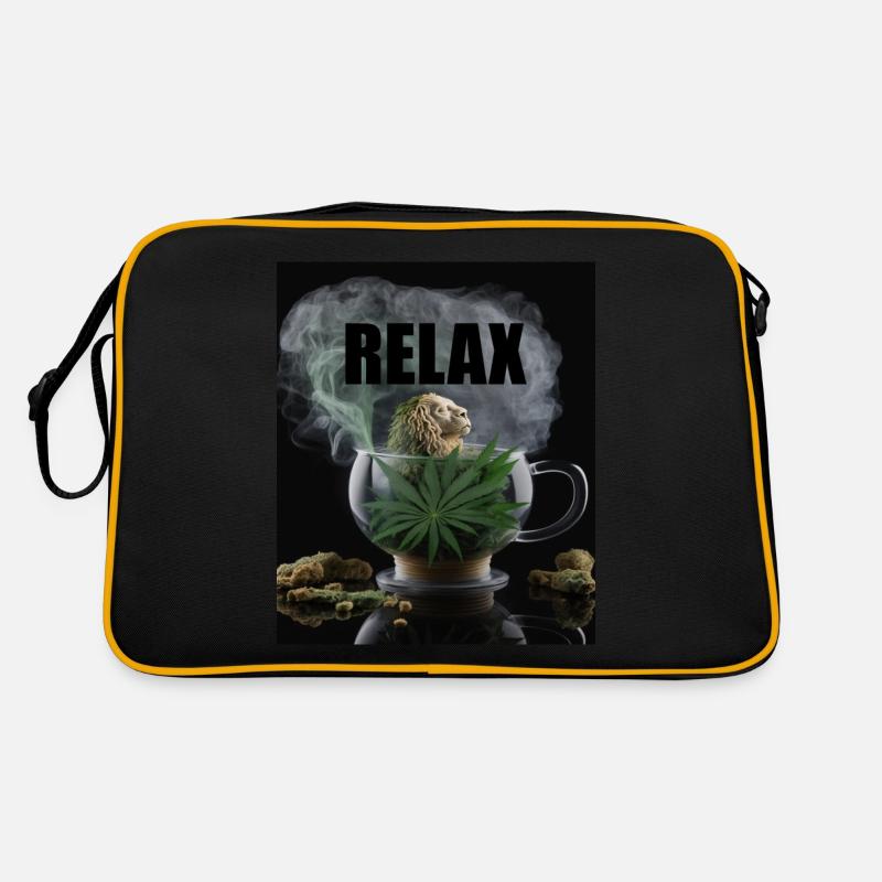 Cannabis Relax Geschenk Retro Tasche