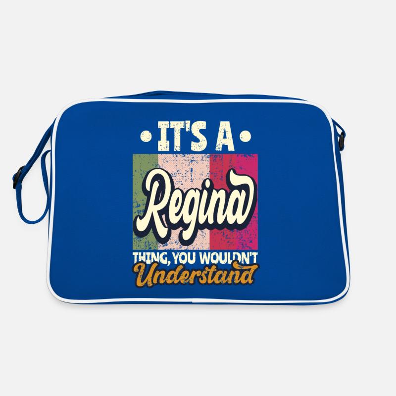 Regina Name Gift Personalized Saying Funny Retro Bag