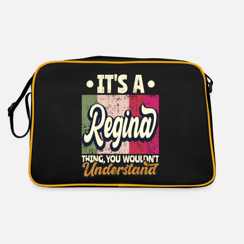 Regina Name Gift Personalized Saying Funny Retro Bag