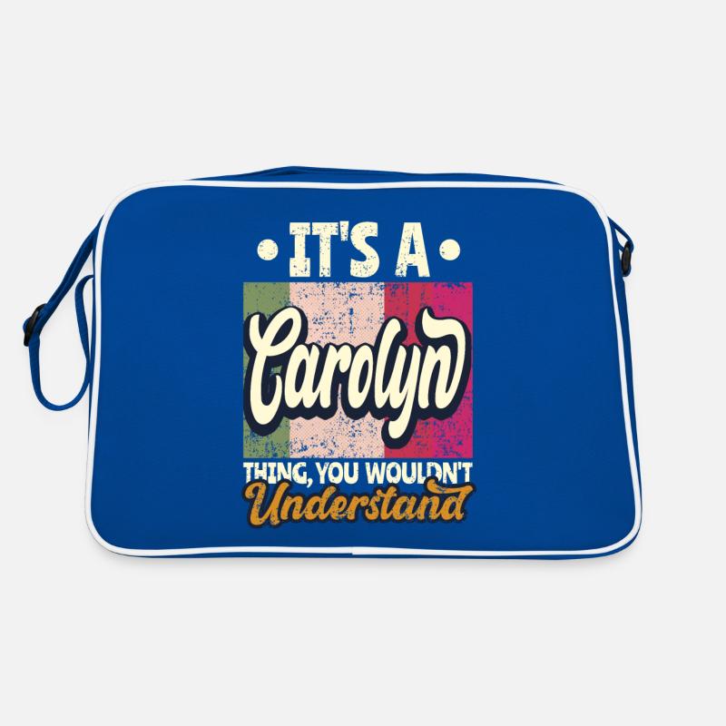 Carolyn Name Geschenk Personalisiert Spruch Lustig Retro Tasche