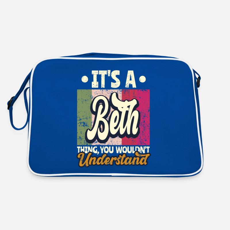 Beth Name Gift Personalized Quote Funny Retro Bag
