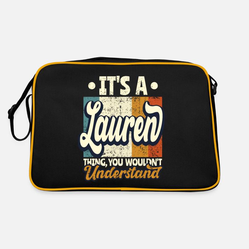 Lauren Name Geschenk Personalisiert Spruch Lustig Retro Tasche