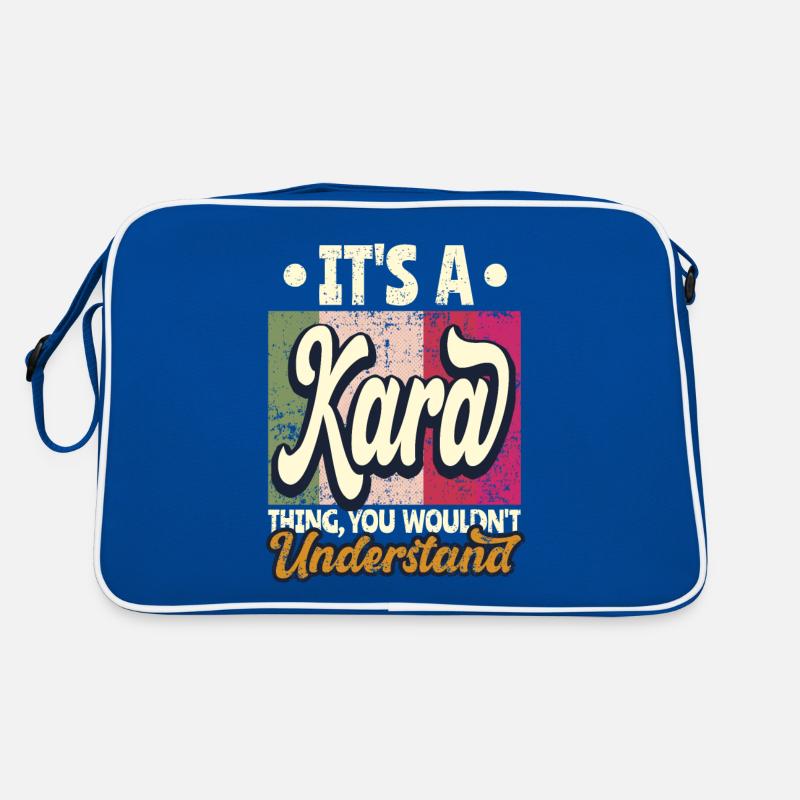 Kara Name Gift Personalized Saying Funny Retro Bag