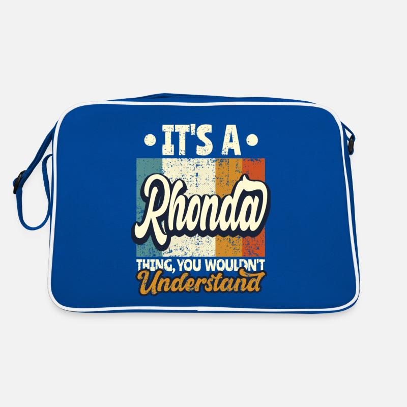 Rhonda Name Geschenk Personalisiert Spruch Lustig Retro Tasche