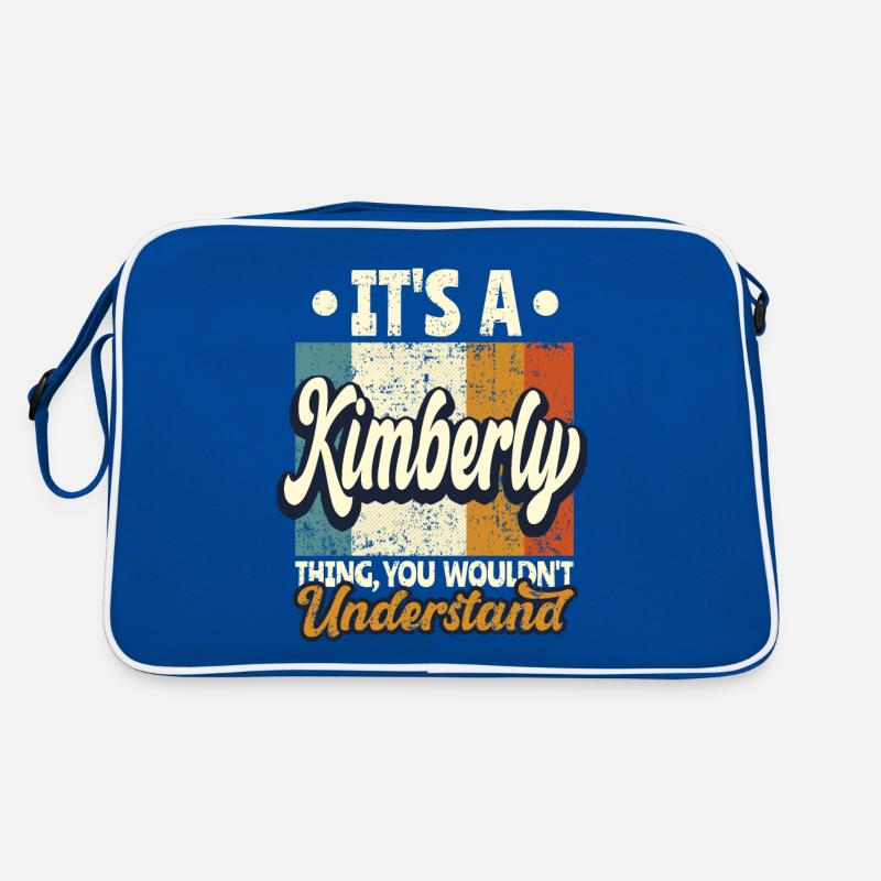 Kimberly Name Geschenk Personalisiert Spruch Retro Tasche