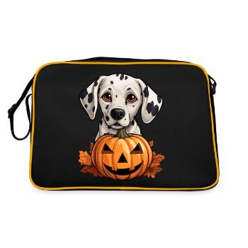Sweet Halloween Dalmatian - Retro Bag - black/gold - Back