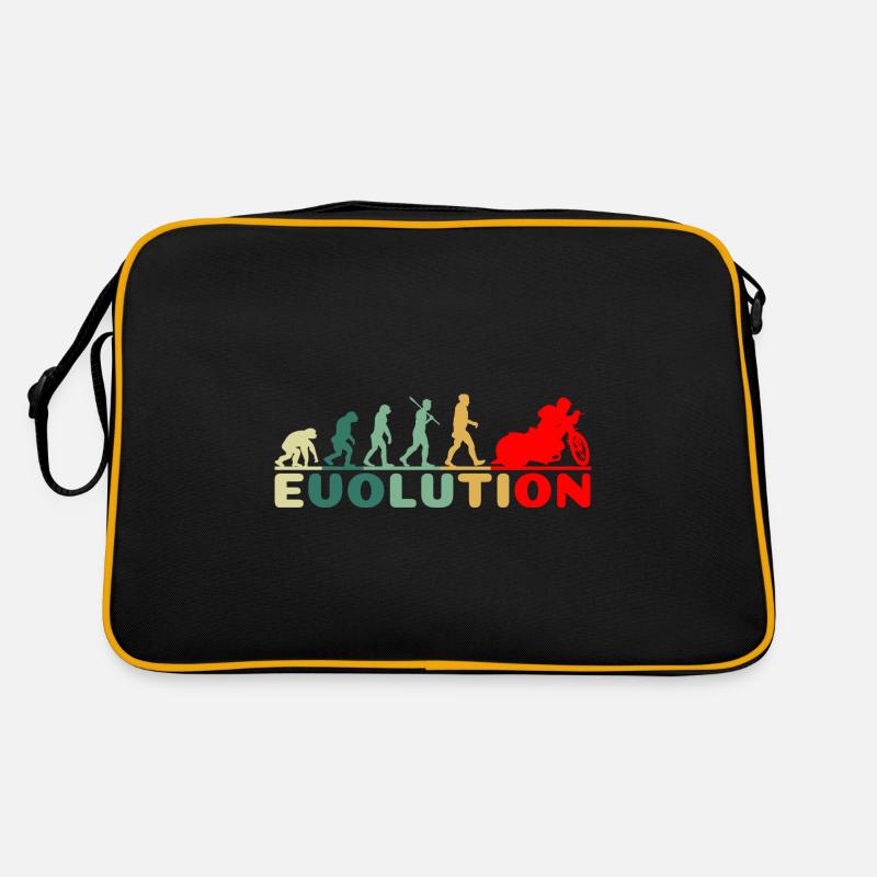 Speedway Motorrad Rennfahrer Evolution Retro Retro Tasche