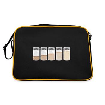 Sourdough I Sourdough Starter Evolution I Bread - Retro Bag - black/gold - Back