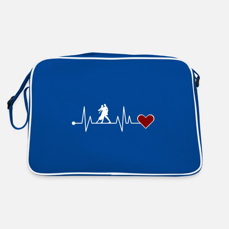 Tango dance dancing heartbeat gift for dance couple Retro Bag