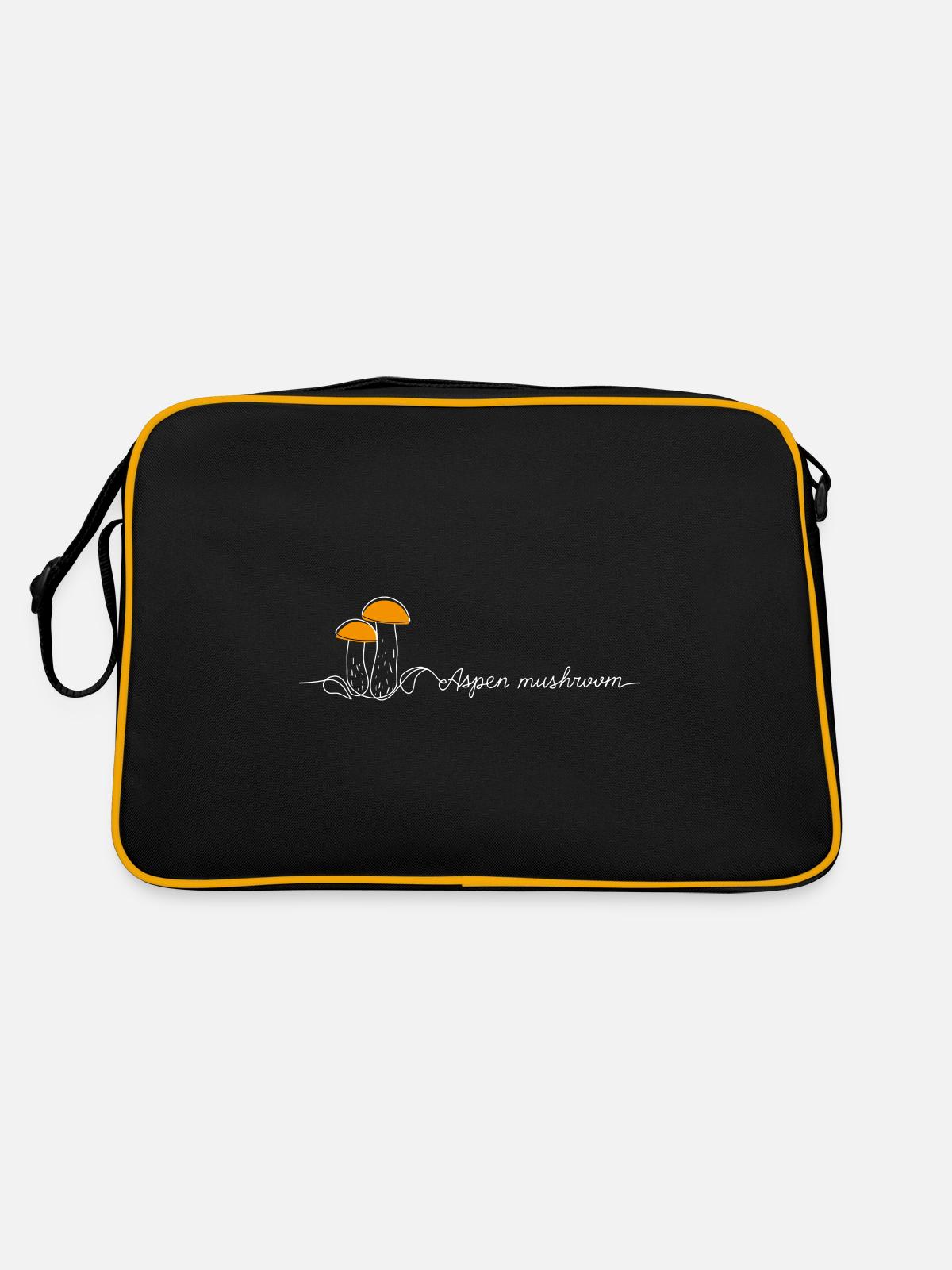 Magische Pilze - Sac Retro - noir/or - Dos
