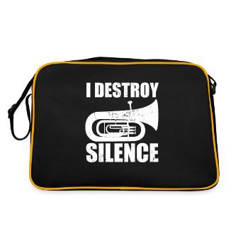 Tuba - Retro Bag - black/gold - Back