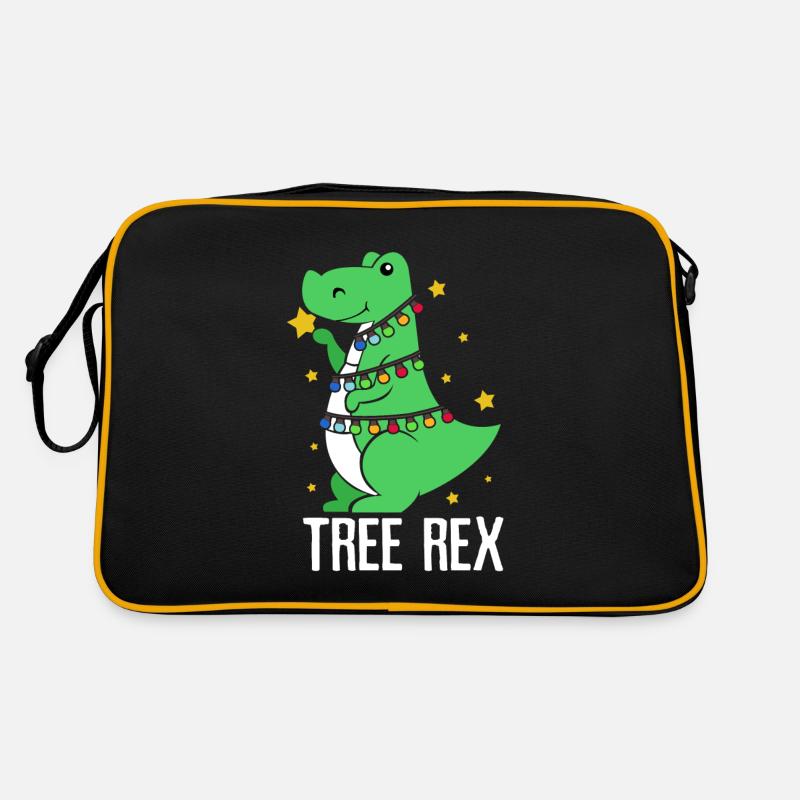Noël Dinosaur Dino Christmas Gift Sac Retro